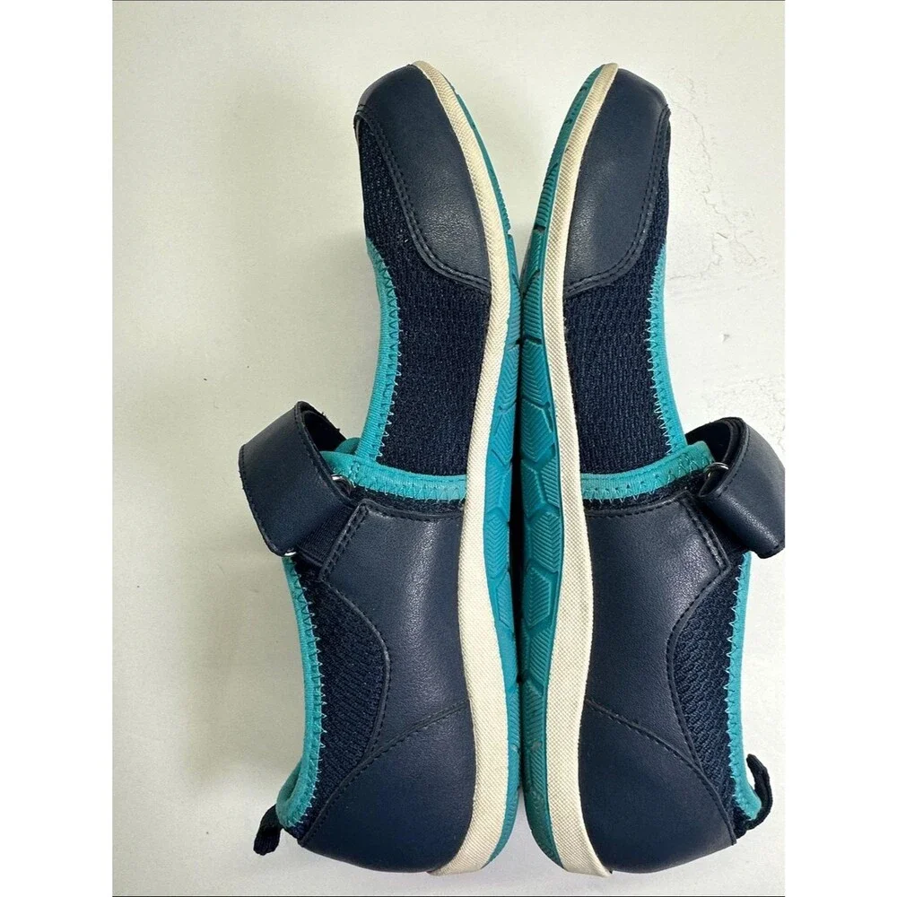 Vionic Ailie Mary Jane Slip On Shoes, Adjustable Hook & Loop Strap, Size 9